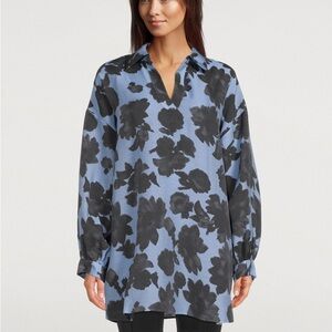 Samsoe Samsoe Gitte shirt Serenity glow Size XS/S Linen blend